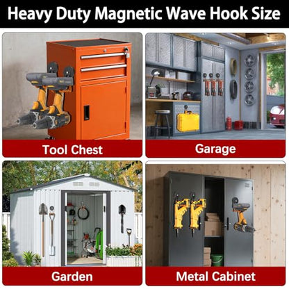 Heavy Duty Magnetic Hooks (2 Count)