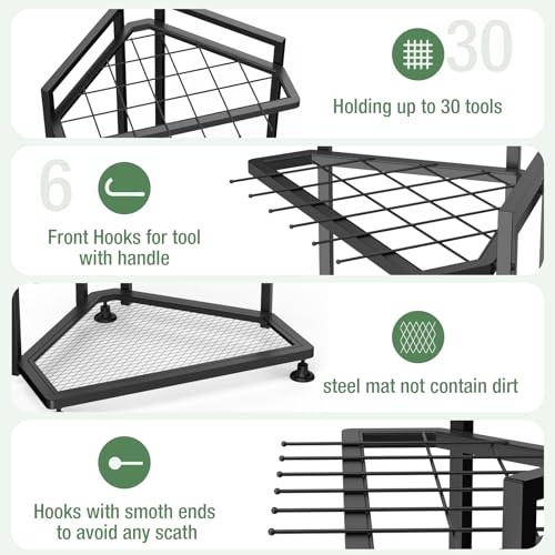 Garden Tool Organizer for Corner