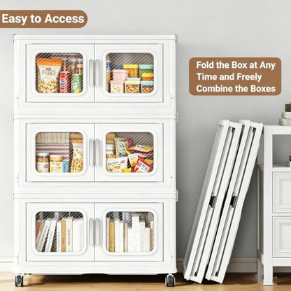 200 Qt Extra Large Stackable Storage Bin with Lids (4 Count)