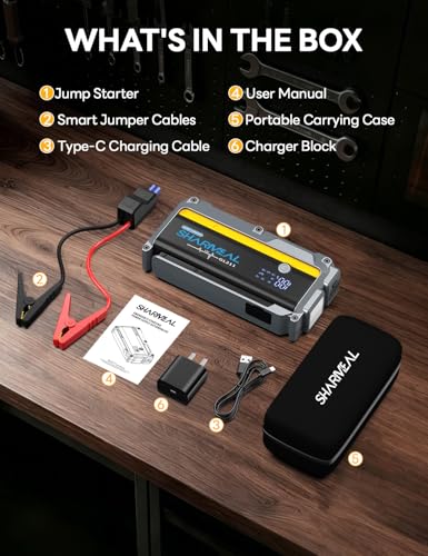 7000A Car Battery Jump Starter Up to All Gas & 12.0L Diesel Engine