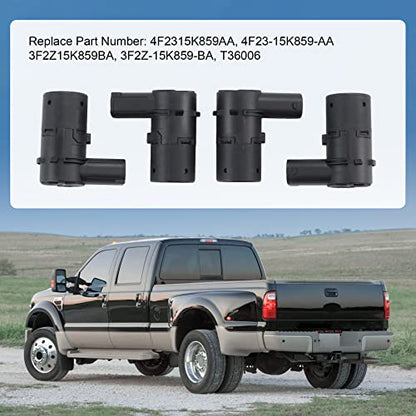 New Set of 4 Pcs Bumper Backup Parking Sensor Replacement for 4F23 (4 Count)
