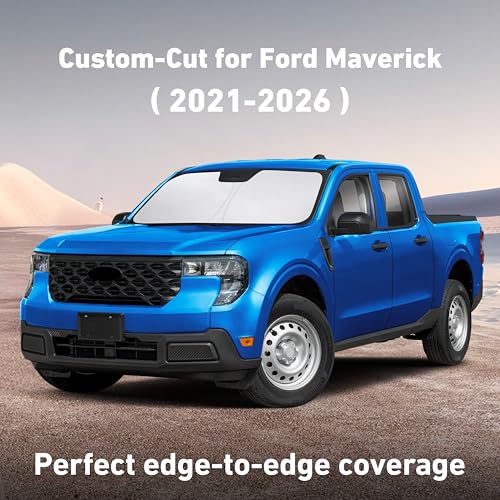 Windshield Sunshade Compatible for Ford Maverick 2021