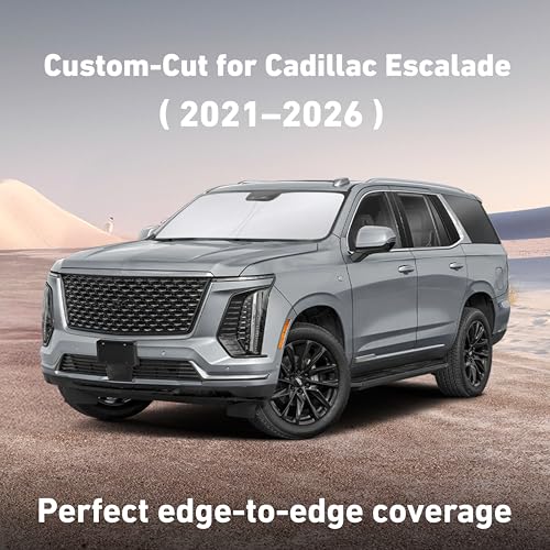 Windshield Sunshade Compatible for Cadillac Escalade 2021