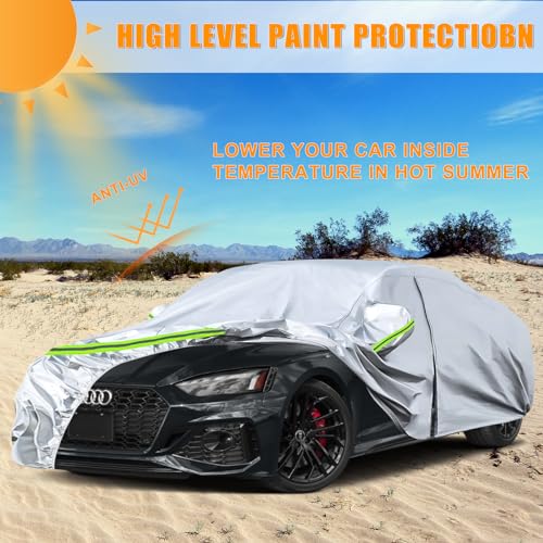 6 Layers Silver Waterproof Car Covers Replace for 2007
