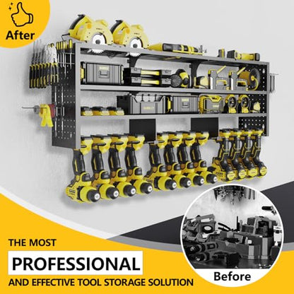 49" W Large Power Tool Organizer Wall Mount