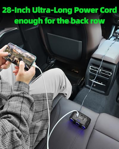 QC3.0&PD Cigarette Lighter Adapter