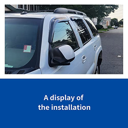Tape On Rain Guards Compatible with Toyota RAV4 01 (4 Count)