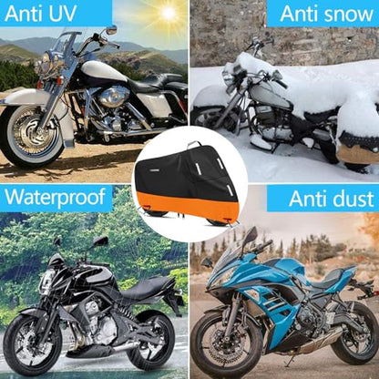 Motorcycle Covers Waterproof Outdoor Storage All Season UV