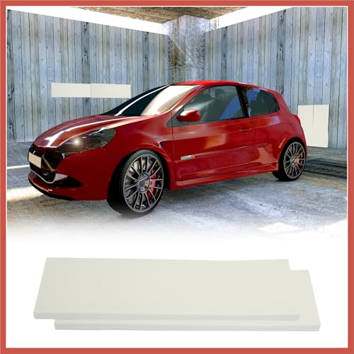 2pcs Car Garage Wall Guard Door Bumper Protector White