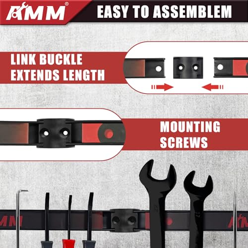 8PCS Magnetic Tool Holder Strip (8 Count)