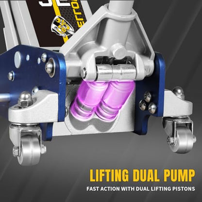 2.5 Ton Floor Jack Aluminum and Steel Racing Car Jack