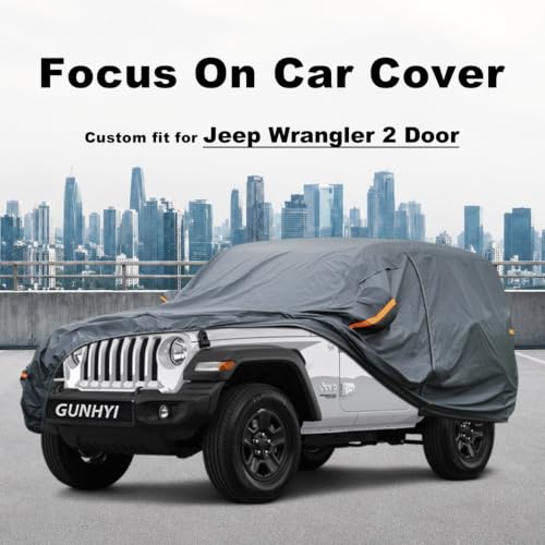 Premium Car Cover Custom Fit Jeep Wrangler 2 Door CJ YJ JK JL