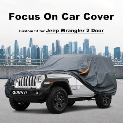 Premium Car Cover Custom Fit Jeep Wrangler 2 Door CJ YJ JK JL