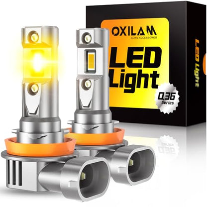 H11 Fog Bulbs Yellow Light (2 Count)