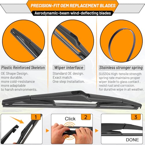 Windshield Wiper Blade Replacement for Ford Focus 2012
