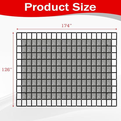 126" x 174" Truck Bed Cargo Net with 1500LBS Capacity