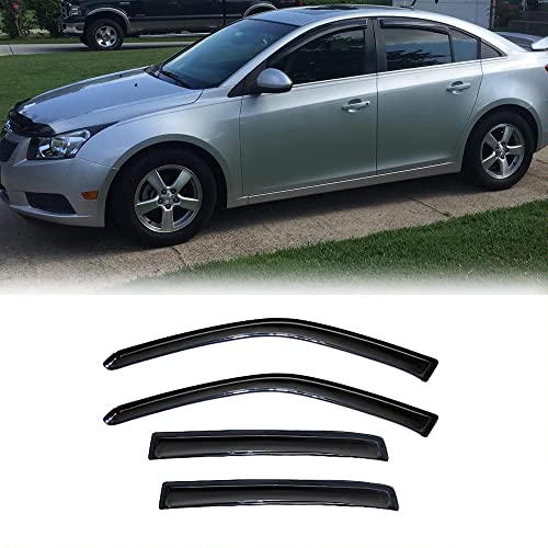 Window Visors Rain Guards for 11 (4 Count)