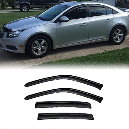 Window Visors Rain Guards for 11 (4 Count)