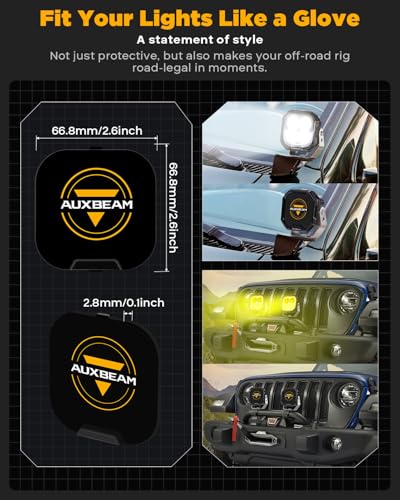 Color Play Series 3" Offroad Light Pods Protective Covers (2 Count)