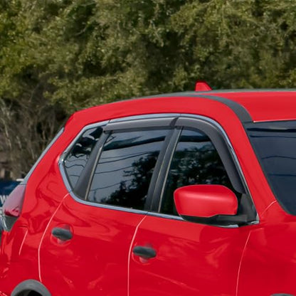 Tape on Extra Durable Rain Guards for Nissan Rogue 2014 (4 Count)