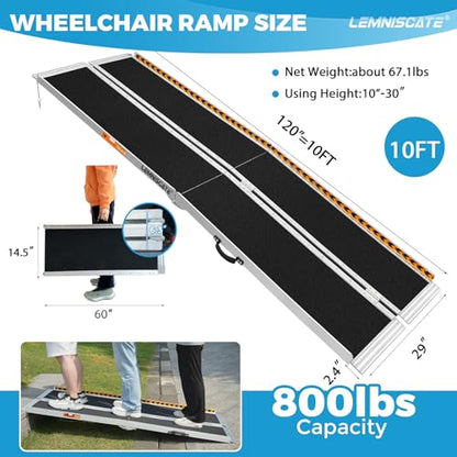 Portable Wheelchair Ramp 10FT