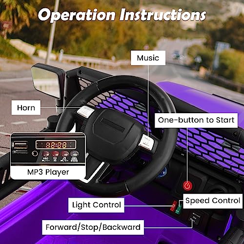 Ride on Car 12V Battery Powered Truck Vehicle with Remote Control