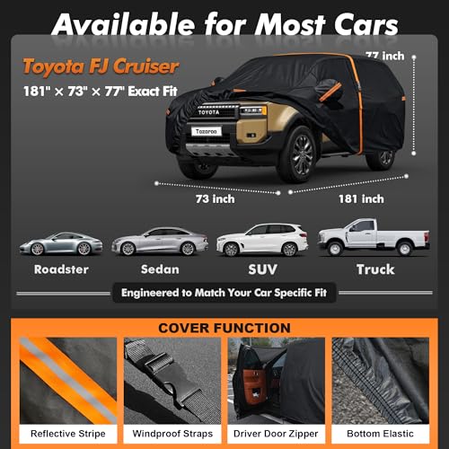 Toyota FJ Cruiser SUV Cover Waterproof All