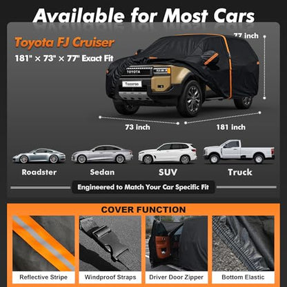 Toyota FJ Cruiser SUV Cover Waterproof All