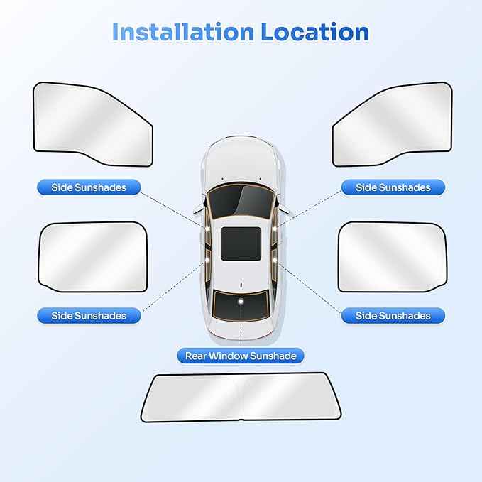 Sunshades for 2015-2020 Ford F150 SuperCrew 4 Door Accessories Sun Shade Side Rear Window Shade Cover Sun Visor Shield Privacy Protection for Camping Keep Vehicle Cool Black 5PCS
