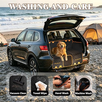 Hard Bottom Car Seat Cover for Dogs