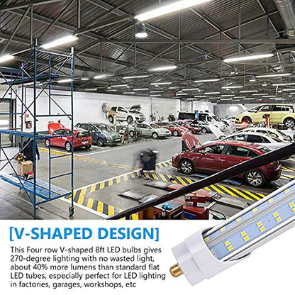 20 Pack 8 Foot LED Bulbs (10 Count)