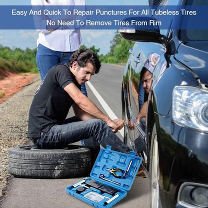 Flat Tire Repair Kit 68pcs 2