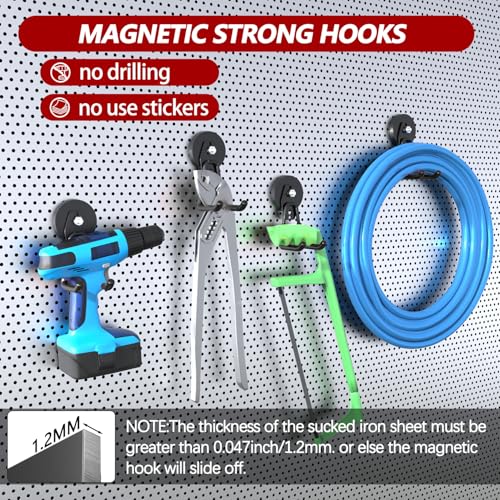 Heavy Duty Magnetic Hooks (2 Count)