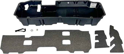 DU-HA DuHa 10400 Under Seat Storage fits 2019-2026 Silverado/Sierra Light Duty Crew Cab & 2020-2026 Heavy Duty Crew Cab (New Body Style) | Black Heavy Duty Back Seat Organizer