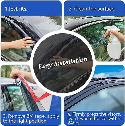 Window Visors Rain Guards for 2005 (4 Count)