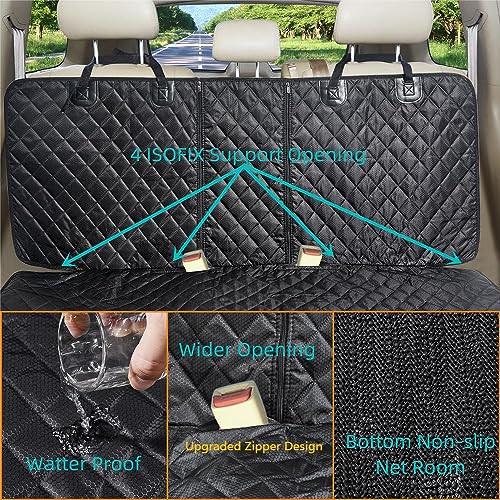 Dog Car Seat Cover for Back Seat
