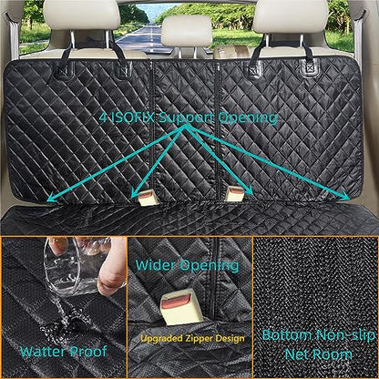 Dog Car Seat Cover for Back Seat