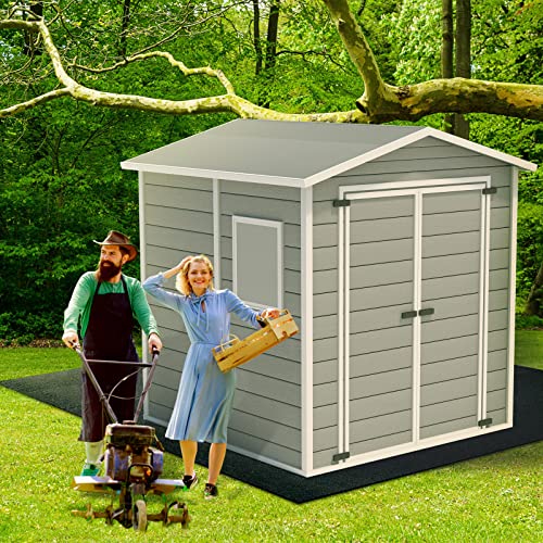 Shed Floor Mat 8 x 15 ft Outdoor Waterproof Nonslip Durable Storage Sheds Protector Rug for Carport Patio Garage Garden Spring Summer Outdoor