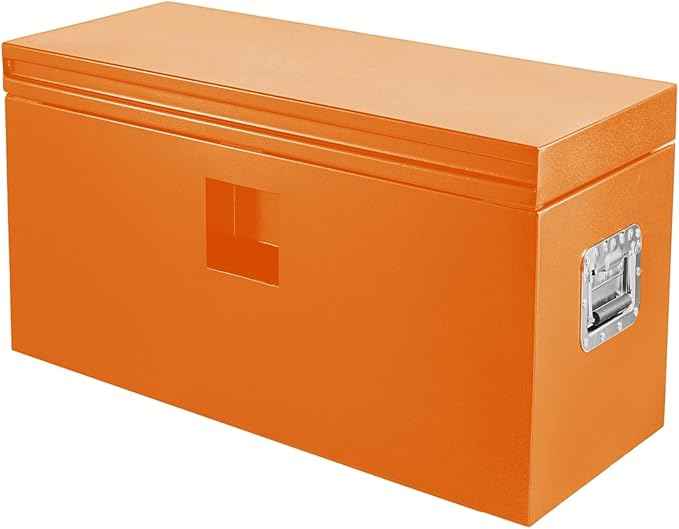 GarveeLife Heavy Duty Steel Truck Bed Tool Box – Weatherproof & Lockable Storage with Dual Gas-Shock Lids, Drill-Proof Security, Global Fit for Pickup, Trailer, RV – Secure Truck Bed Toolbox
