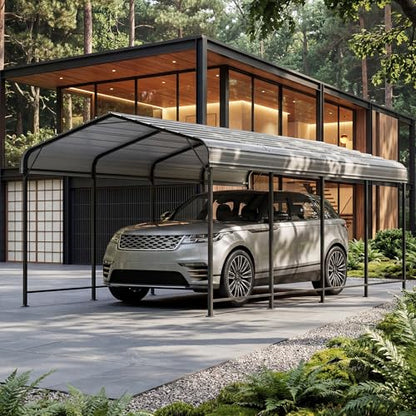 10x20 FT Heavy Duty Metal Carport