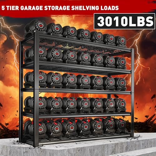 48.2" W Storage Shelves for Garage