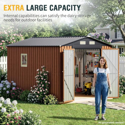 8x10 Ft Outdoor Storage Shed