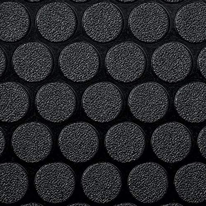 Small Coin Pattern Vinyl Garage Flooring Mat (127.5 Sq Ft)