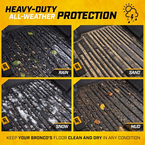 JustFit™ 3D All Weather Floor Mats for Ford Bronco Sport ONLY 2021