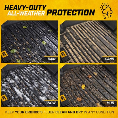 JustFit™ 3D All Weather Floor Mats for Ford Bronco Sport ONLY 2021