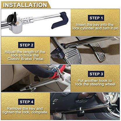 Universal Steering Wheel Brake Lock Anti
