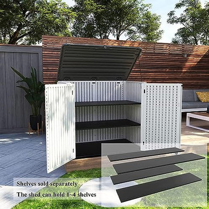 Horizontal Outdoor Storage Shed