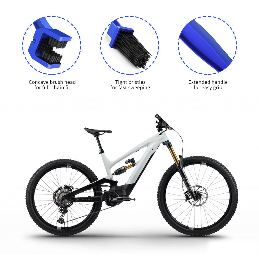 MotorcycleBicycle Chain Cleaner and Gear Cleaning Tool