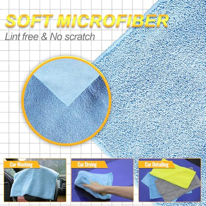 Car Wash Drying Towels (6 Count)