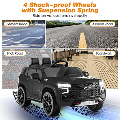 Ride on Car 12V Licensed Chevrolet Tahoe Battery Powered Electric Vehicle w
